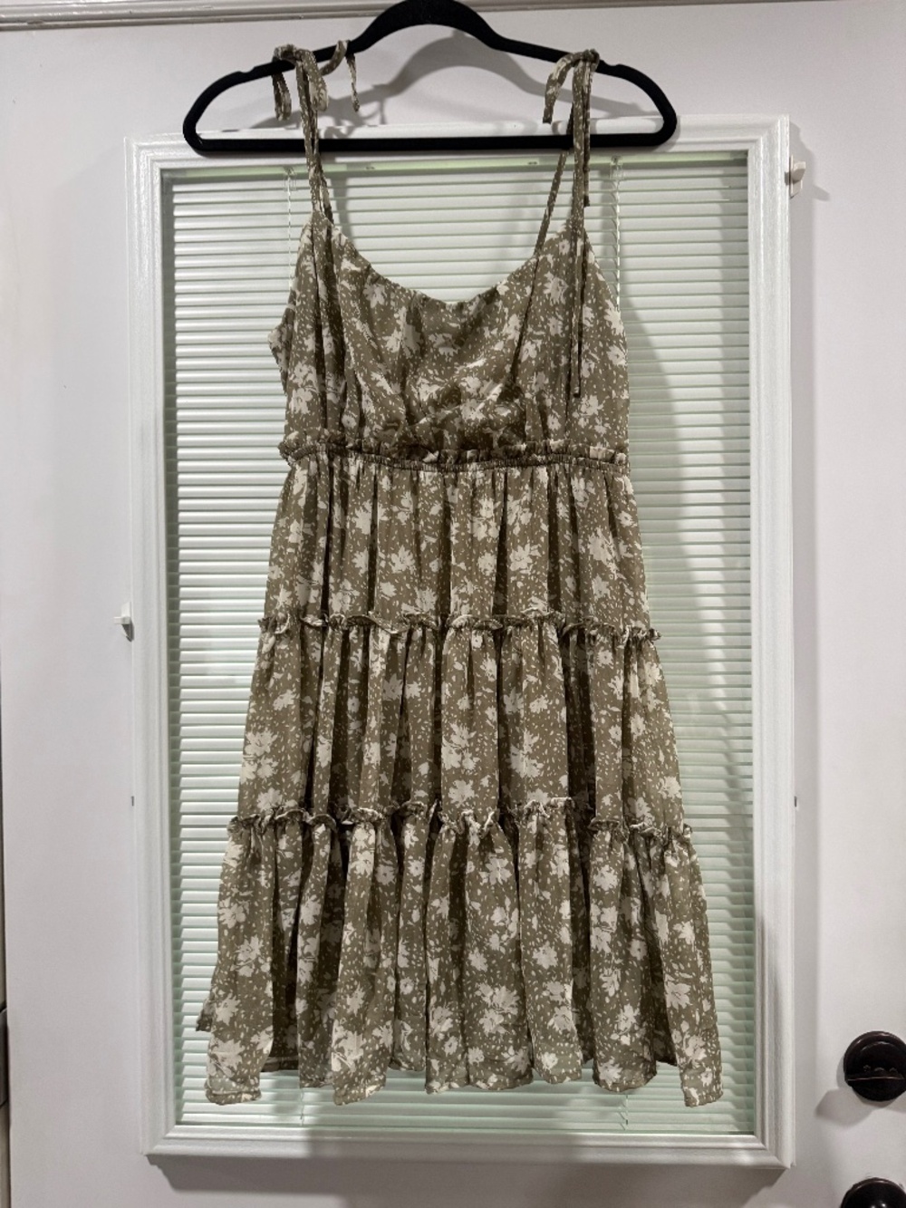 Womens Summer Dress Army Green Size Large